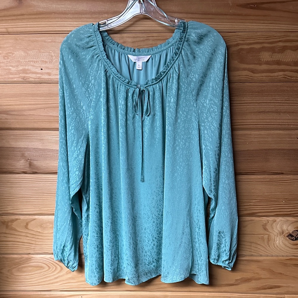 Lauren Conrad Women's Elegant Teal Women's Top Size XL
